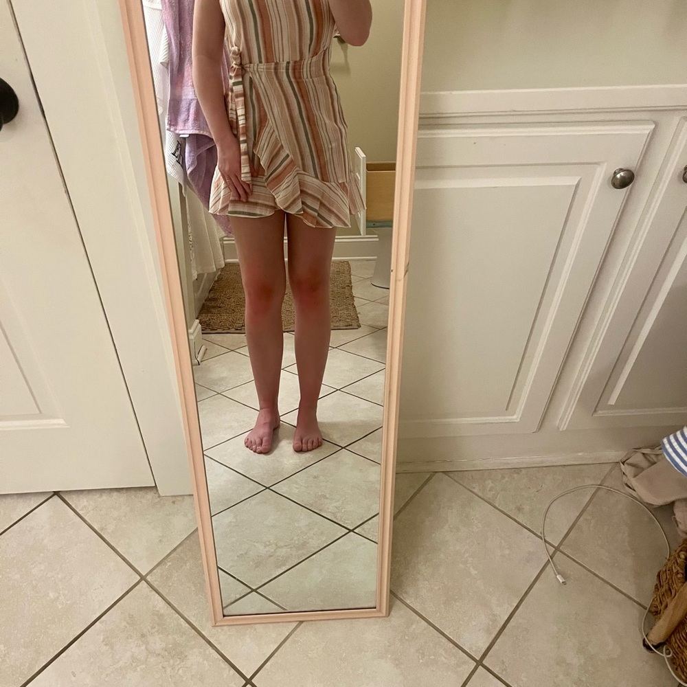 Striped Sleeveless Romper